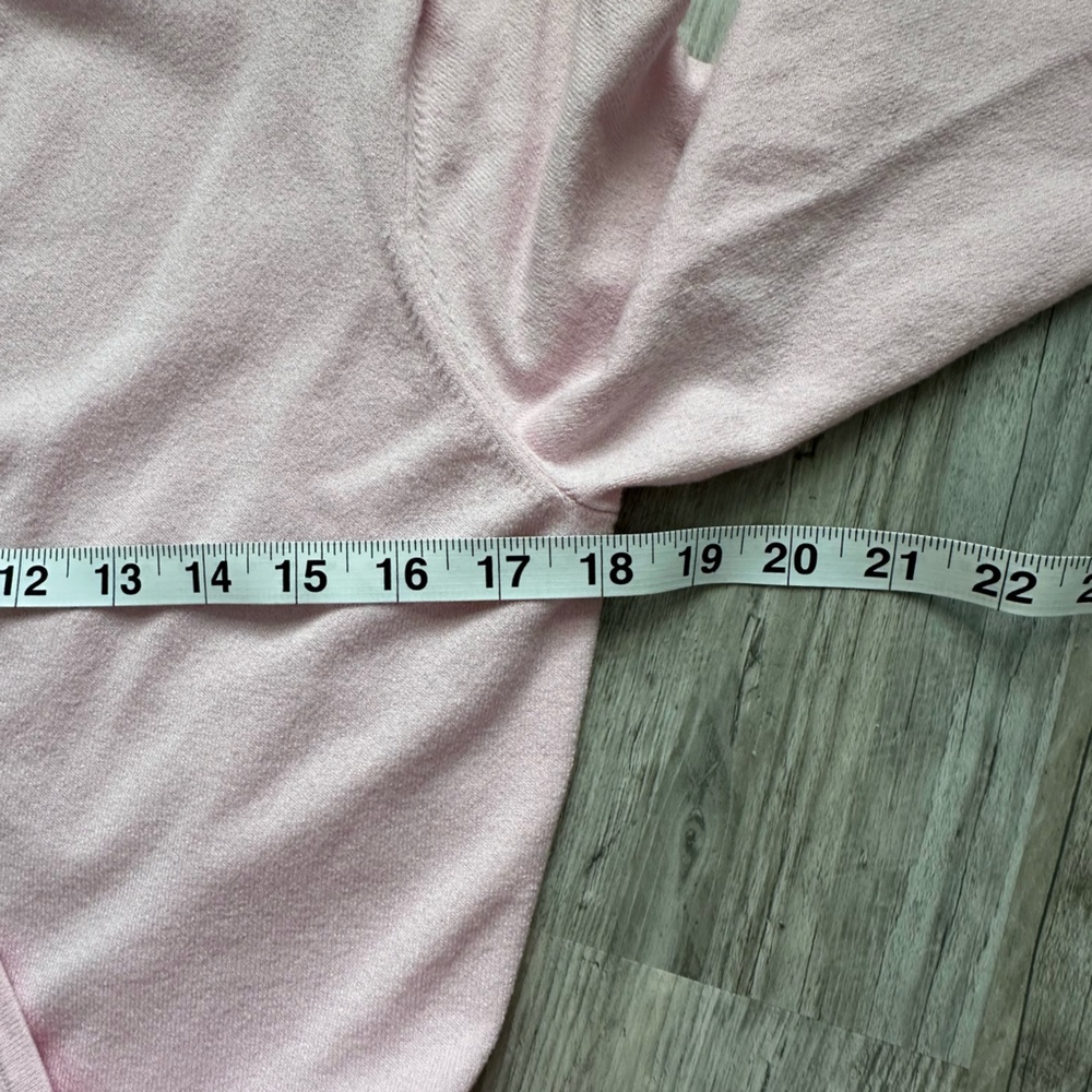 Anne Klein Pink cropped wrap sweater size XL - Picture 5 of 10